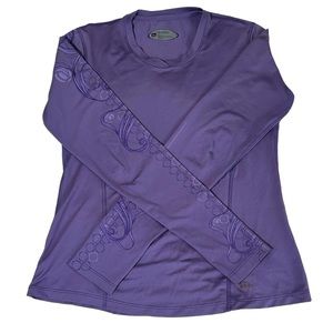 REI Y2K Womens Base Layer Purple Long Sleeve Small Fairy Whimsical